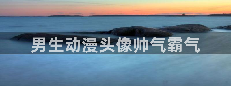 动漫天堂免费下载：男生动漫头像帅气霸气